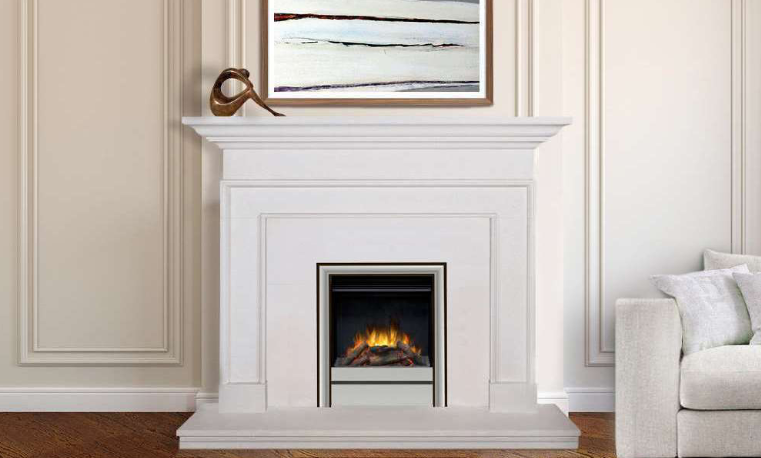 Treviso Natural Stone Fireplace