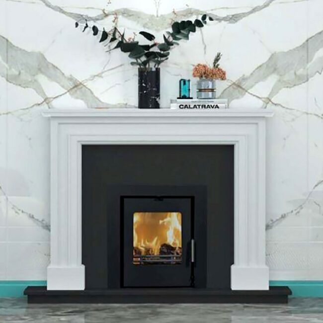 Bellano New 7 Micro Marble Fireplace Surround