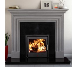 Versailles Grey Marble Fireplace