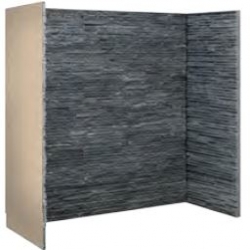 Graphite Waterfall Slate 3-Piece No Front Returns